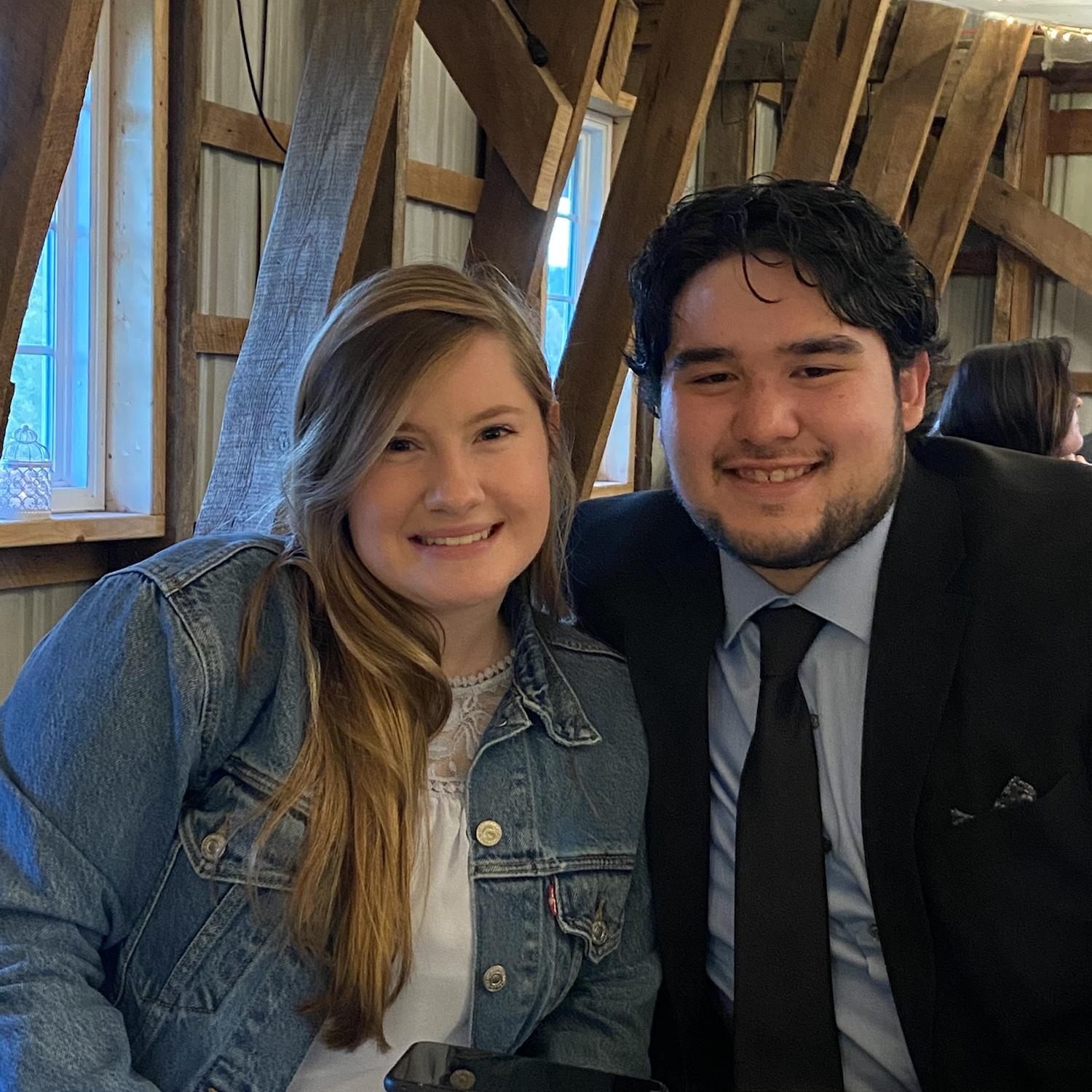 When we were guests at a family wedding