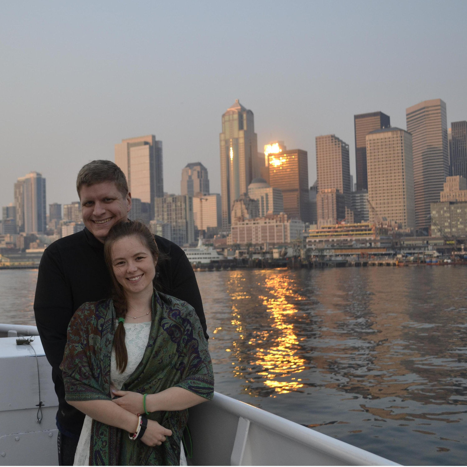 Exploring Seattle on an Argosy cruise on the Puget Sound in August 2017