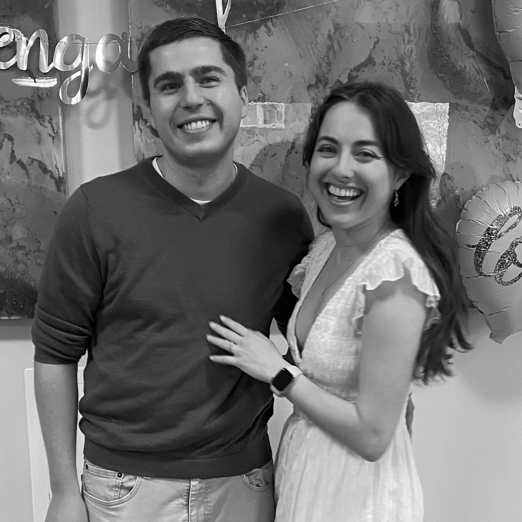 Spring, 2033 | Seattle, WA |
All smiles at our Washington engagement party :) 💍🥳🎊