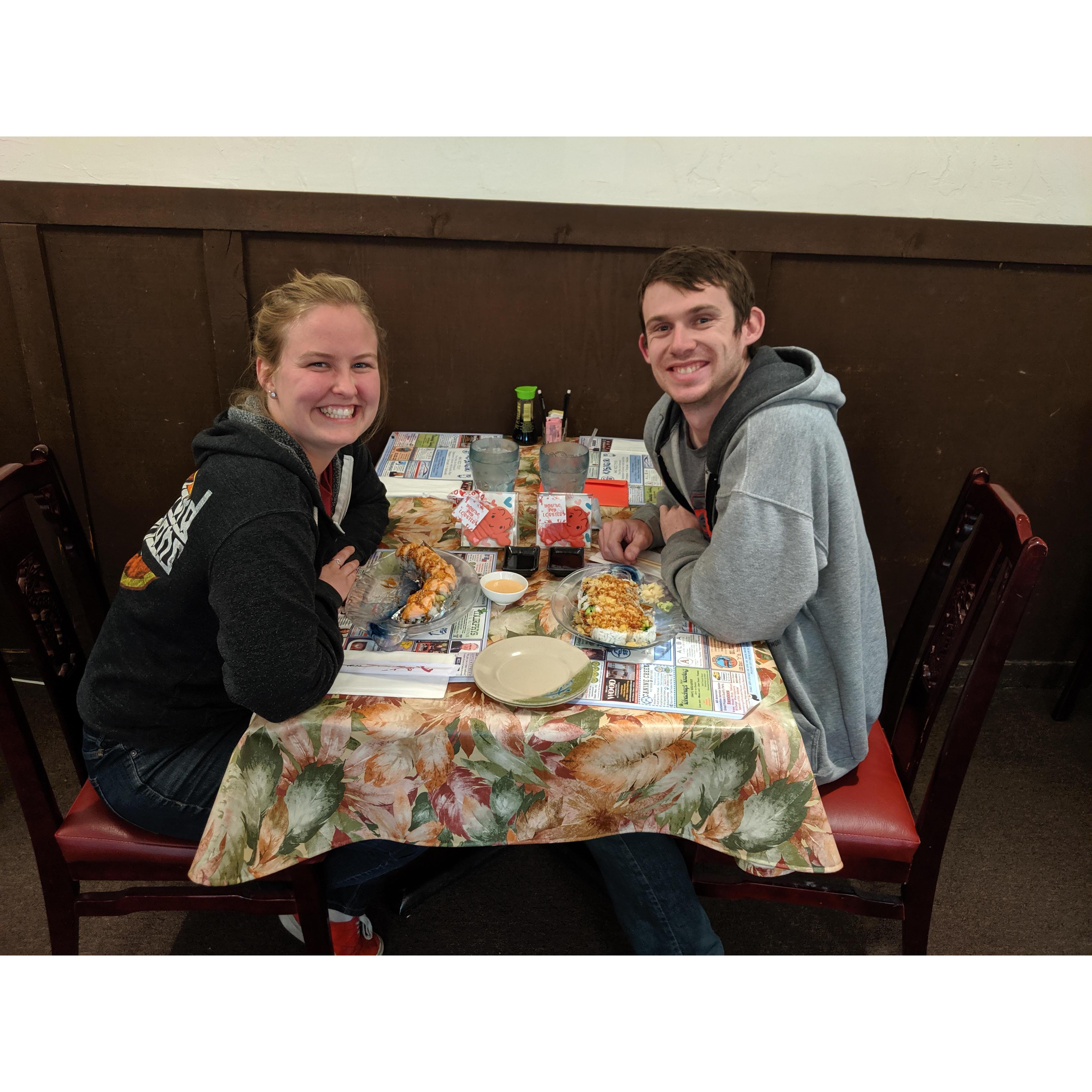Kasagiri... first date place and many important sushi dates since.