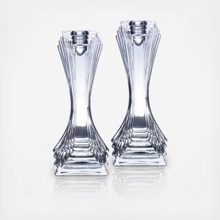 Celebrations Art Deco Candle Stick, Set of 2