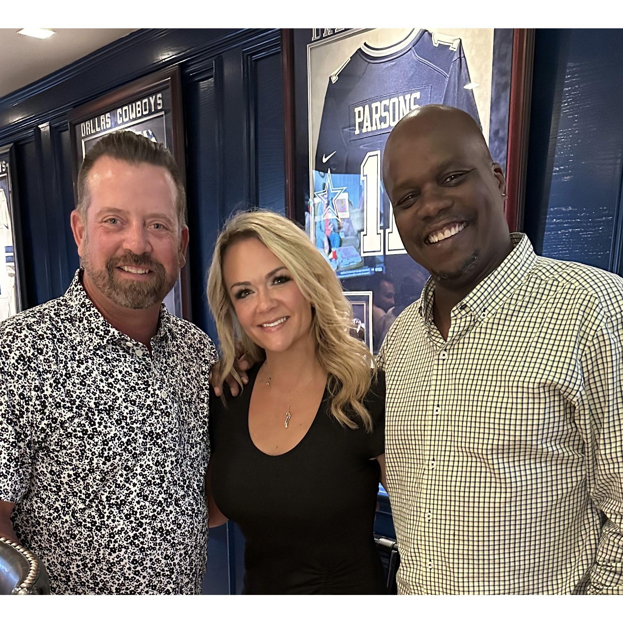 Mike, Ellie and Tony Thomas at Al Biernat's