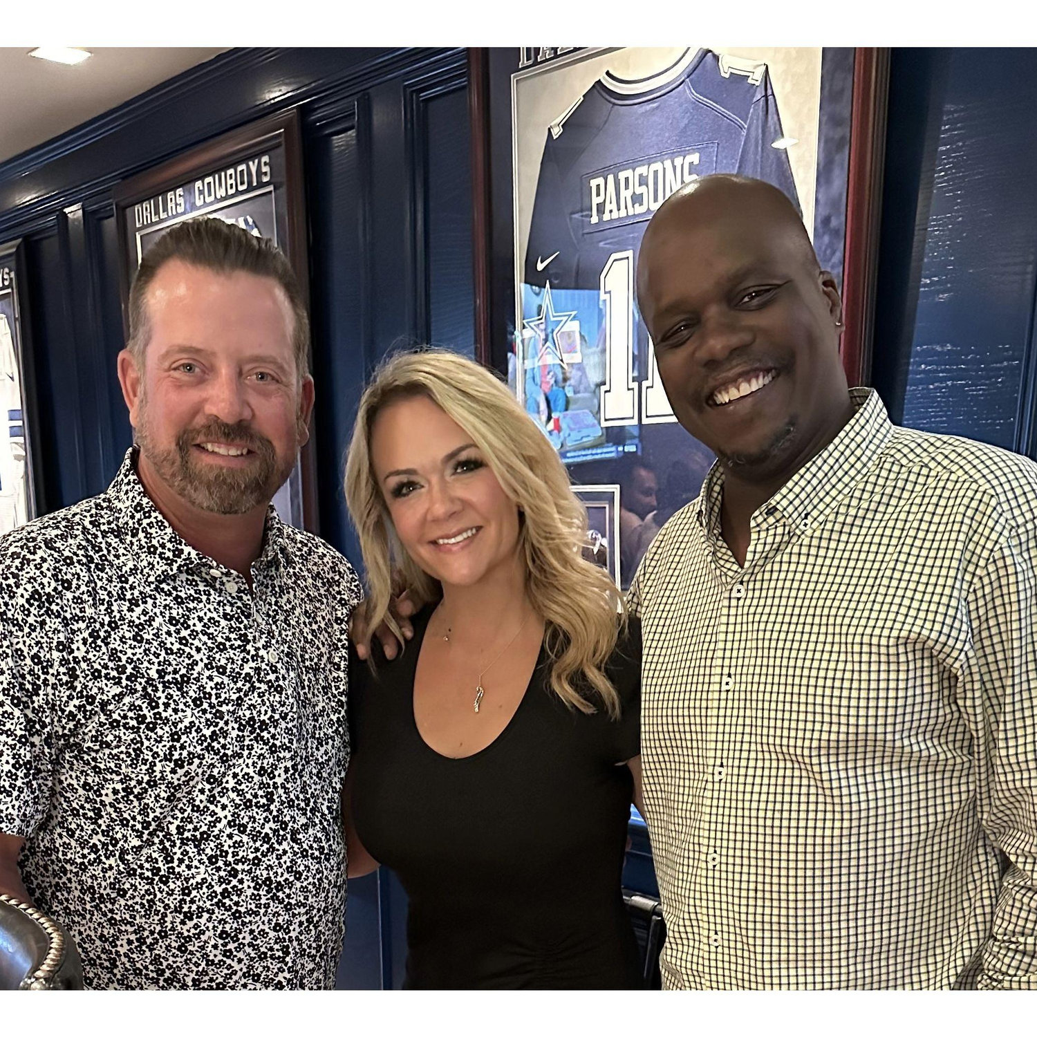 Mike, Ellie and Tony Thomas at Al Biernat's