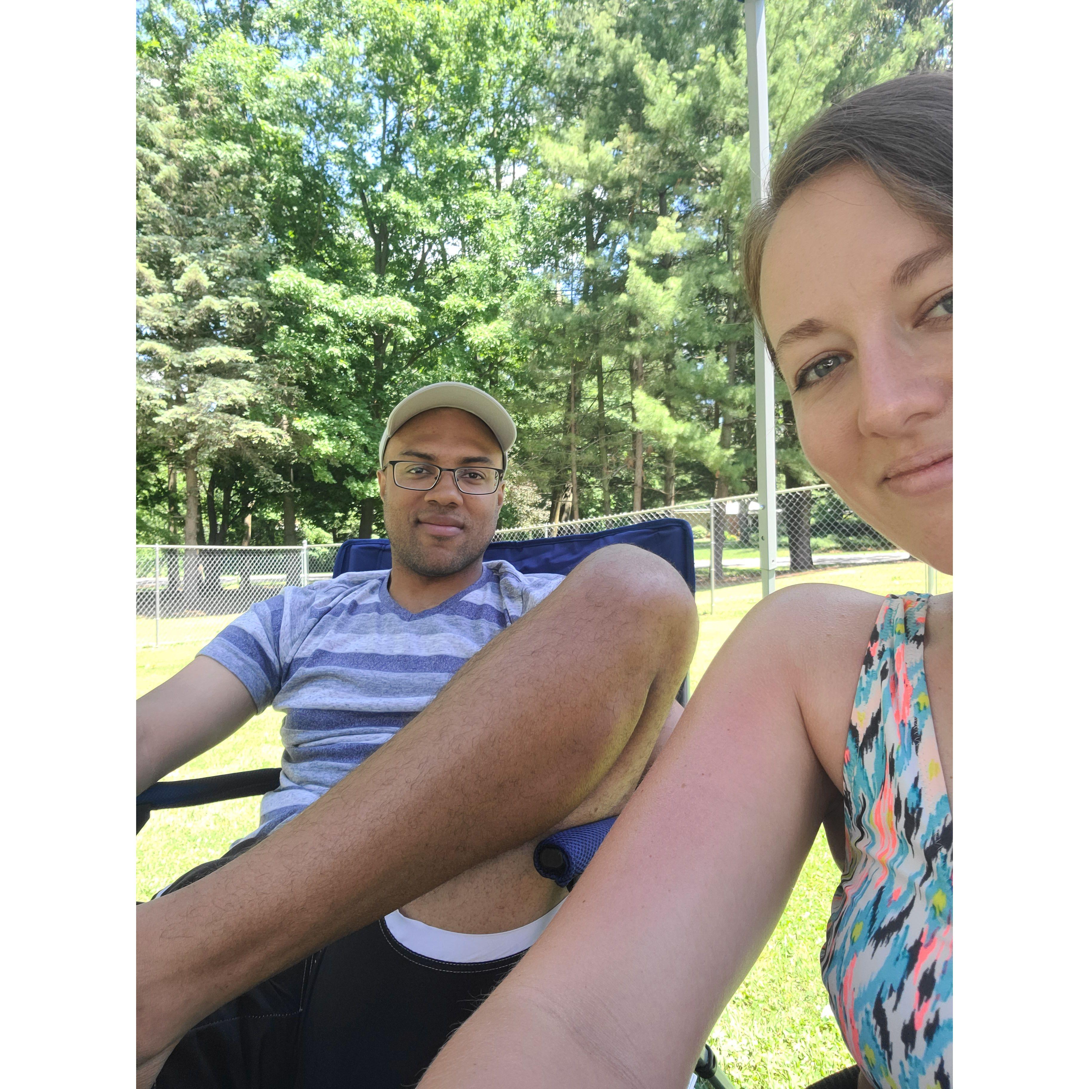 But our favorite memories will always be hanging outside with all our friends and family