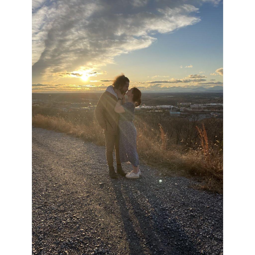 hiked a mile in the freezing cold for this
