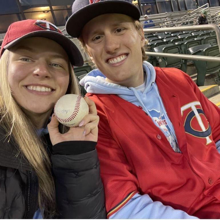 When he can catch you a ball, you know he's a keeper