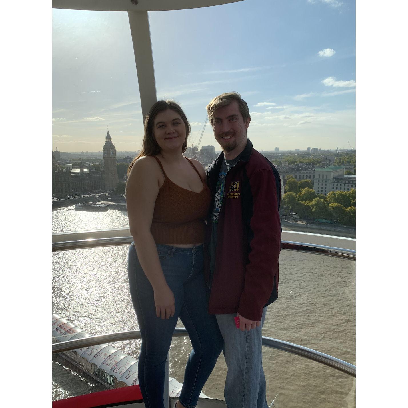 The London eye was such a cool experience for us!