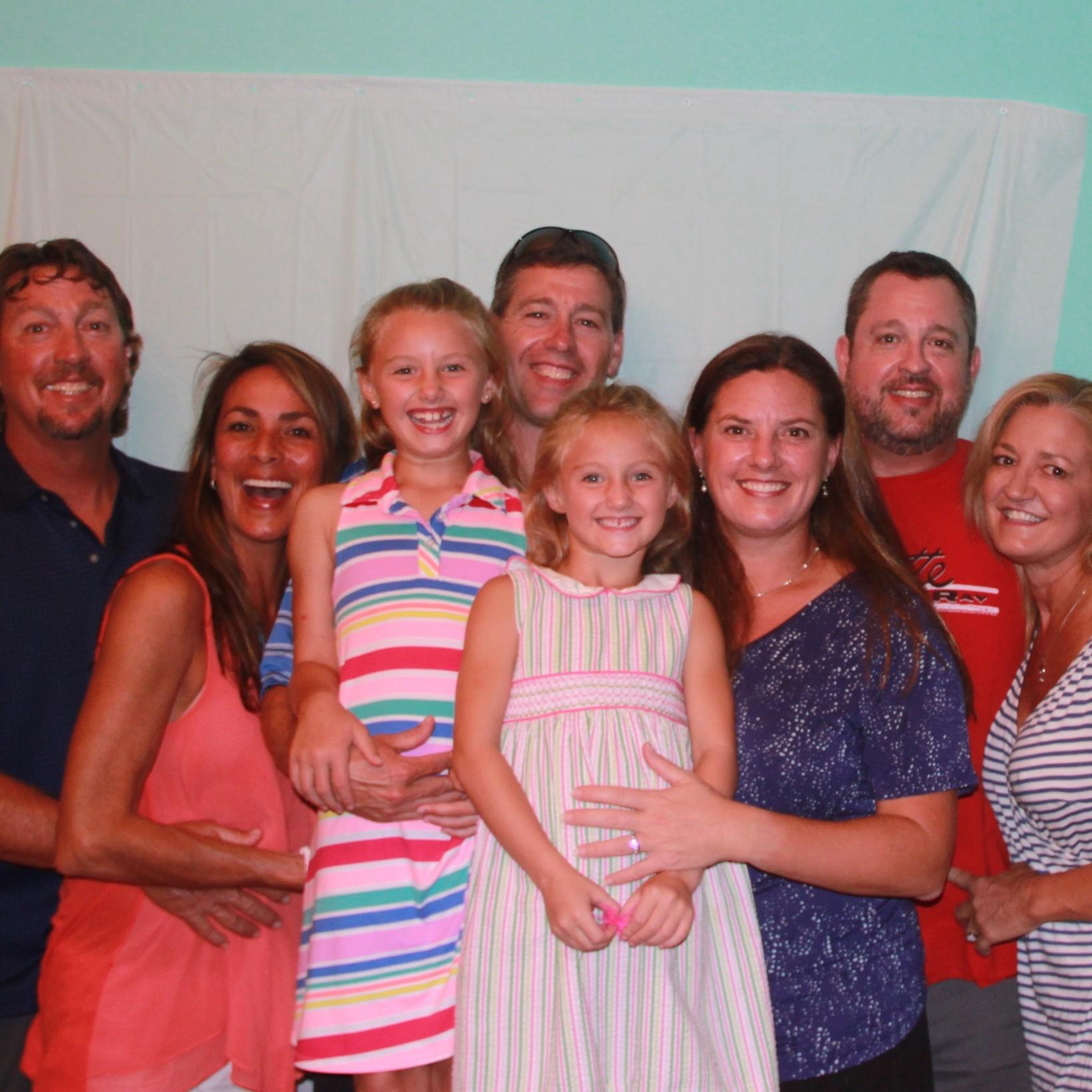 Family celebrating Kips 50th...