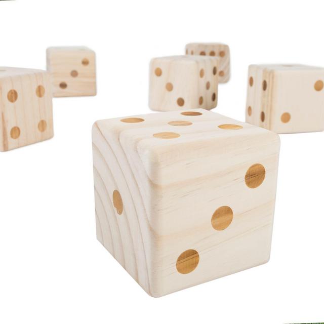 Hey! Play! Giant Wooden Yard Dice