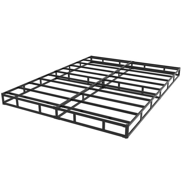 EMODA King Box Spring Bed Base 5 Inch Heavy Duty Metal Mattress Foundation with Fabric Cover, 3000lbs Max Weight Capacity, Noise Free, Easy Assembly