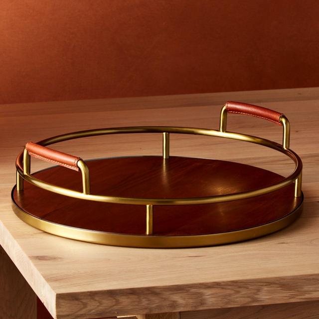 Frye Wood and Metal Tray ™