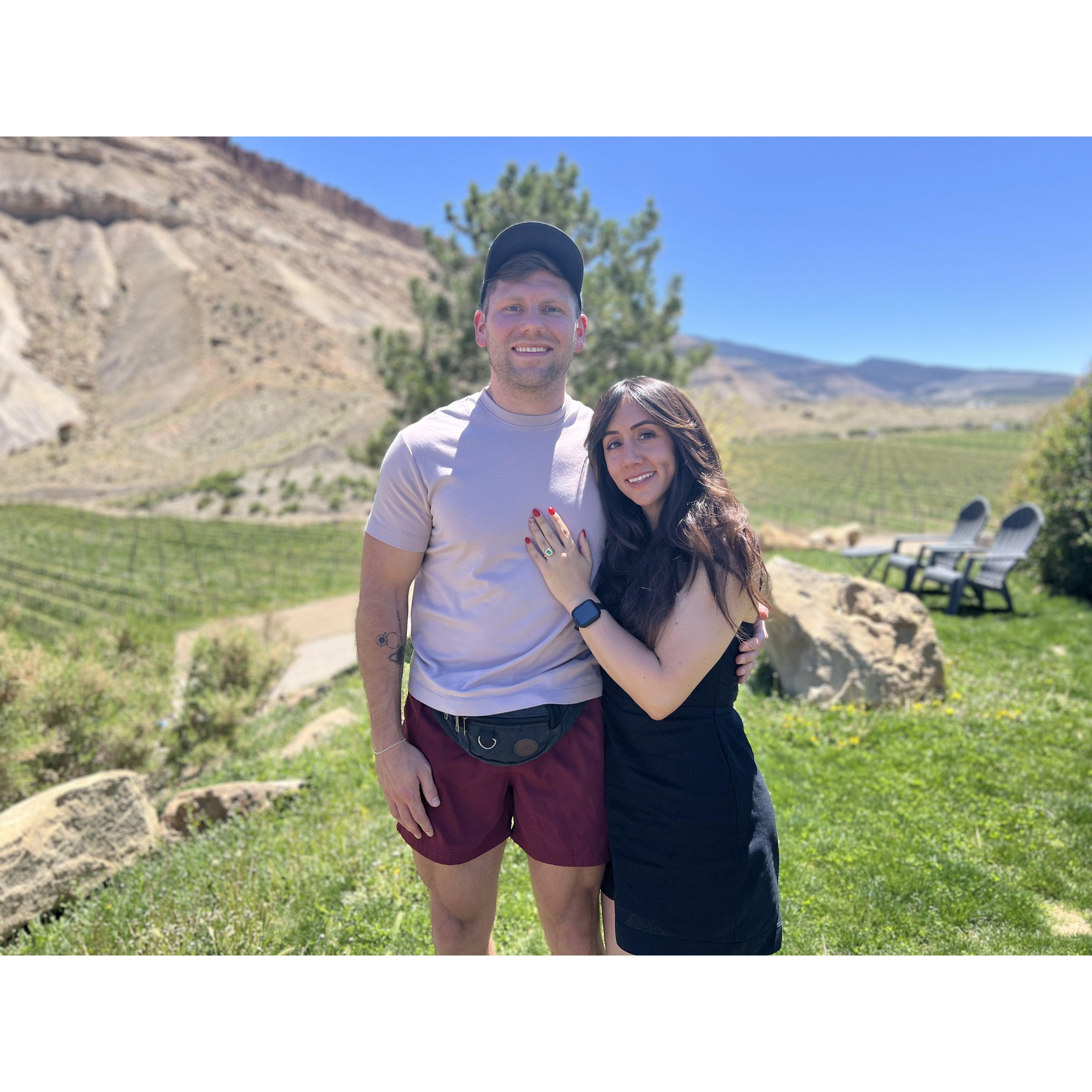 The day Richard proposed! 05/03/2025