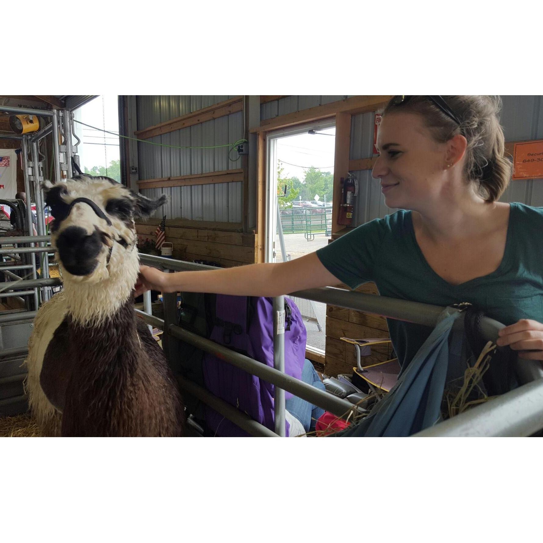 Lauren's first time at the Eerie County Fair!
