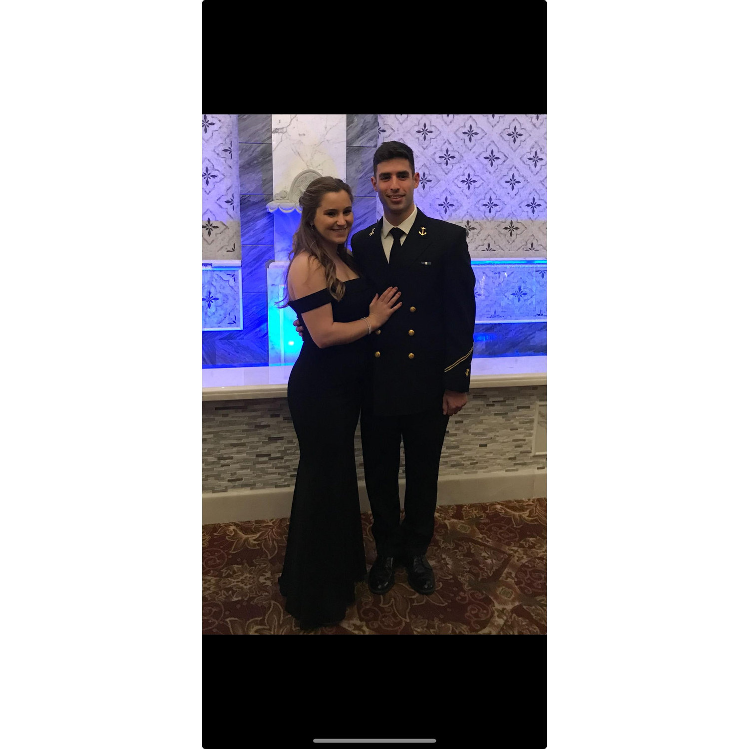 Our first Navy Ball at Maritime College, November, 2018