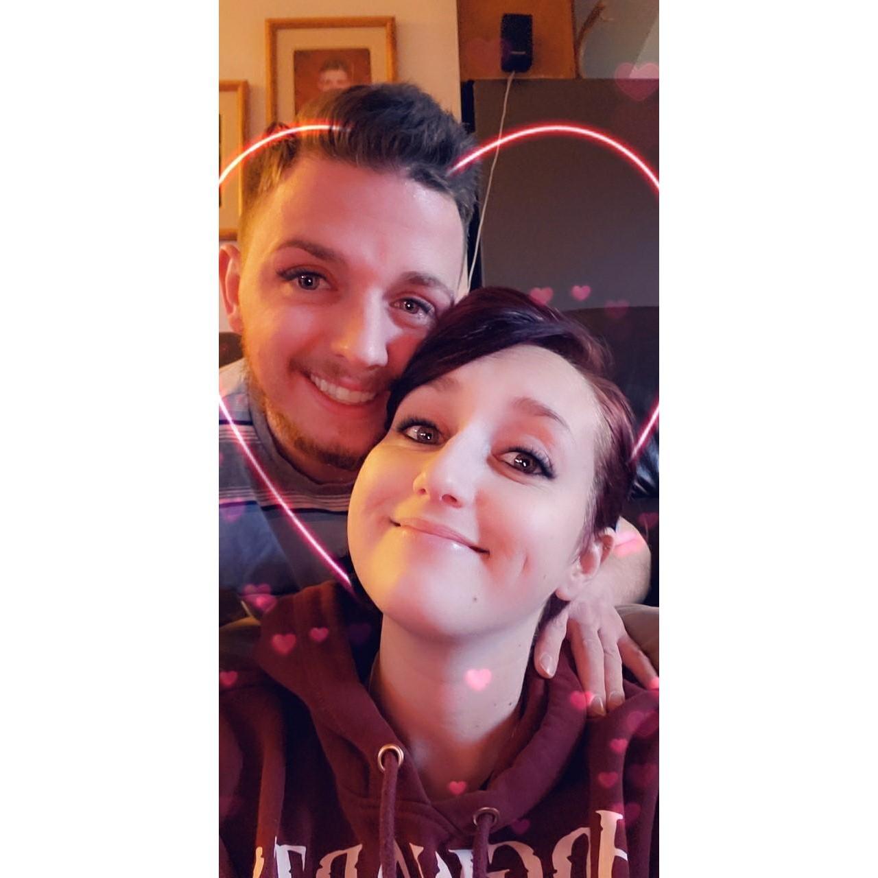 Snuck a picture together while at Grandpa's in Reno February 2019