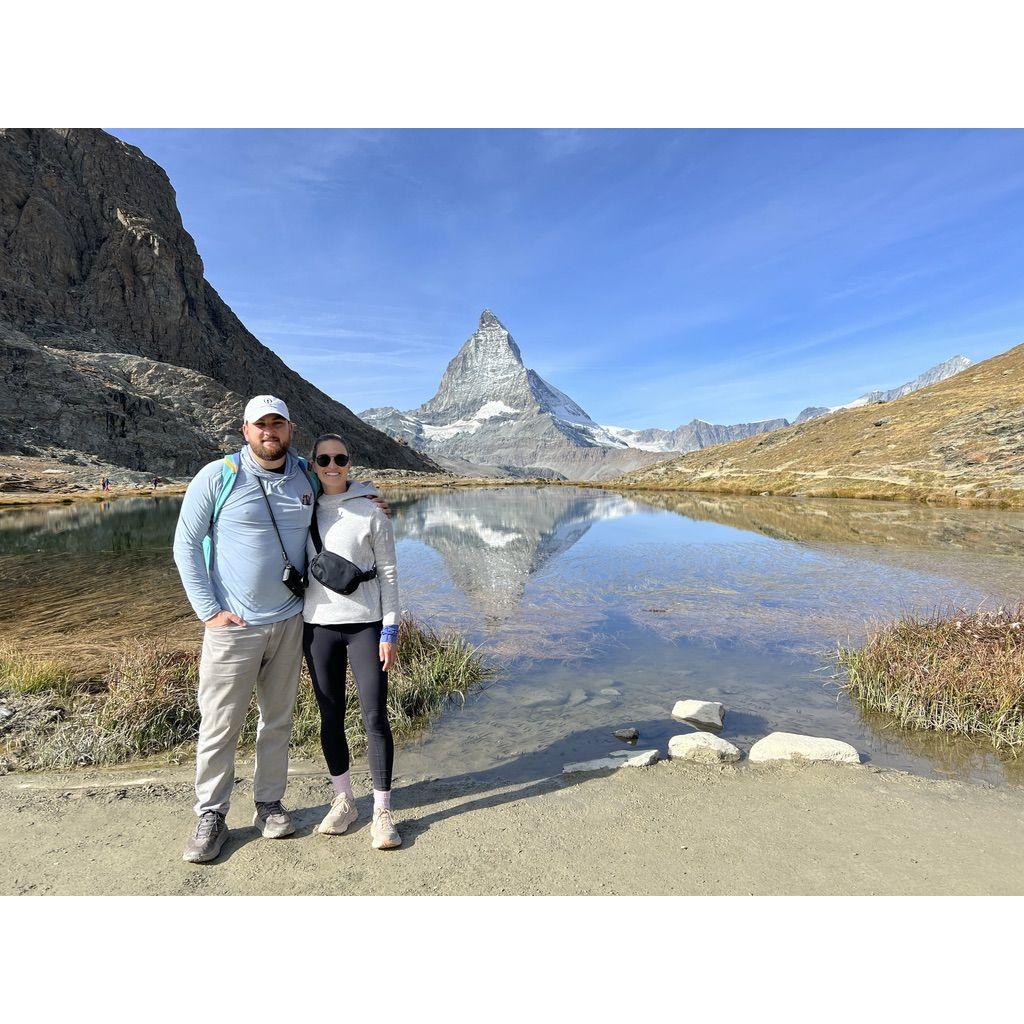hiking down from the gronergrat to zermatt