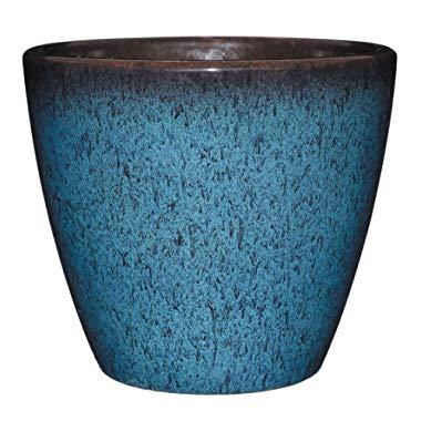 Classic Home and Garden 807-375R Vogue Planter, 8", Indigo