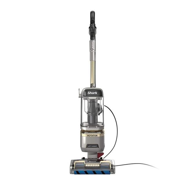 Shark LA502 Rotator Lift-Away ADV DuoClean PowerFins Upright Vacuum with Self-Cleaning Brushroll Powerful Pet Hair Pickup and HEPA Filter.89 Quart Dust Cup Capacity, Silver (Renewed)