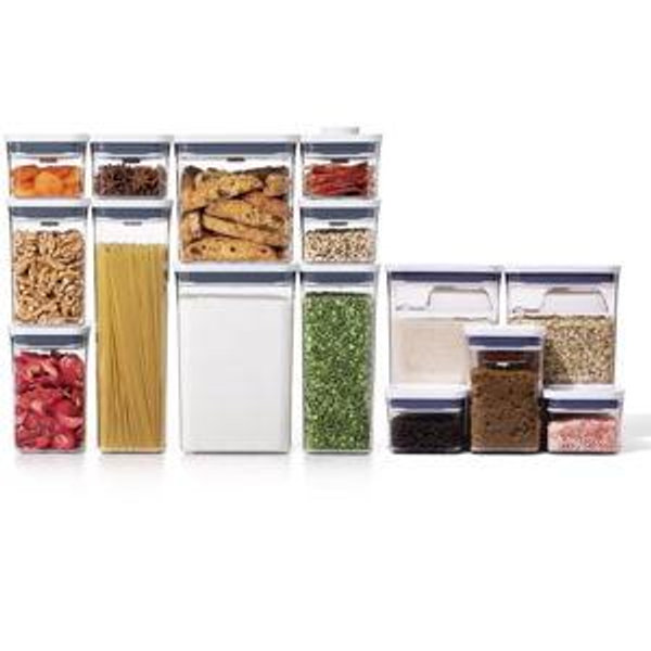 OXO - 10-Piece POP Container Set & 8-Piece POP Container Baking Set Bundle