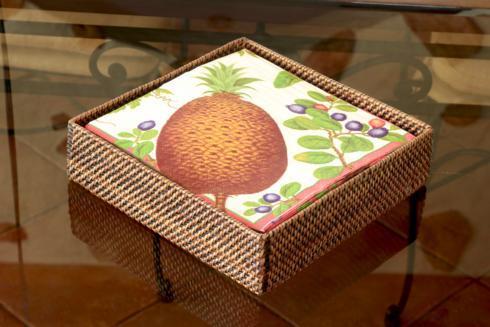 Calaisio ~ Serving Collection ~ Napkin Holder ~ Dinner Napkin Holder, Price $41.00 in Charleston, SC from Jeffrey Bannon Ltd.