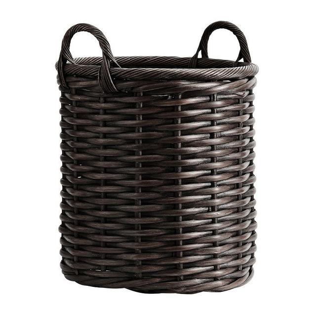 Aubrey Tote Basket, Charcoal