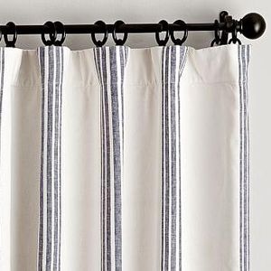 Riviera Stripe Drape Navy Blackout