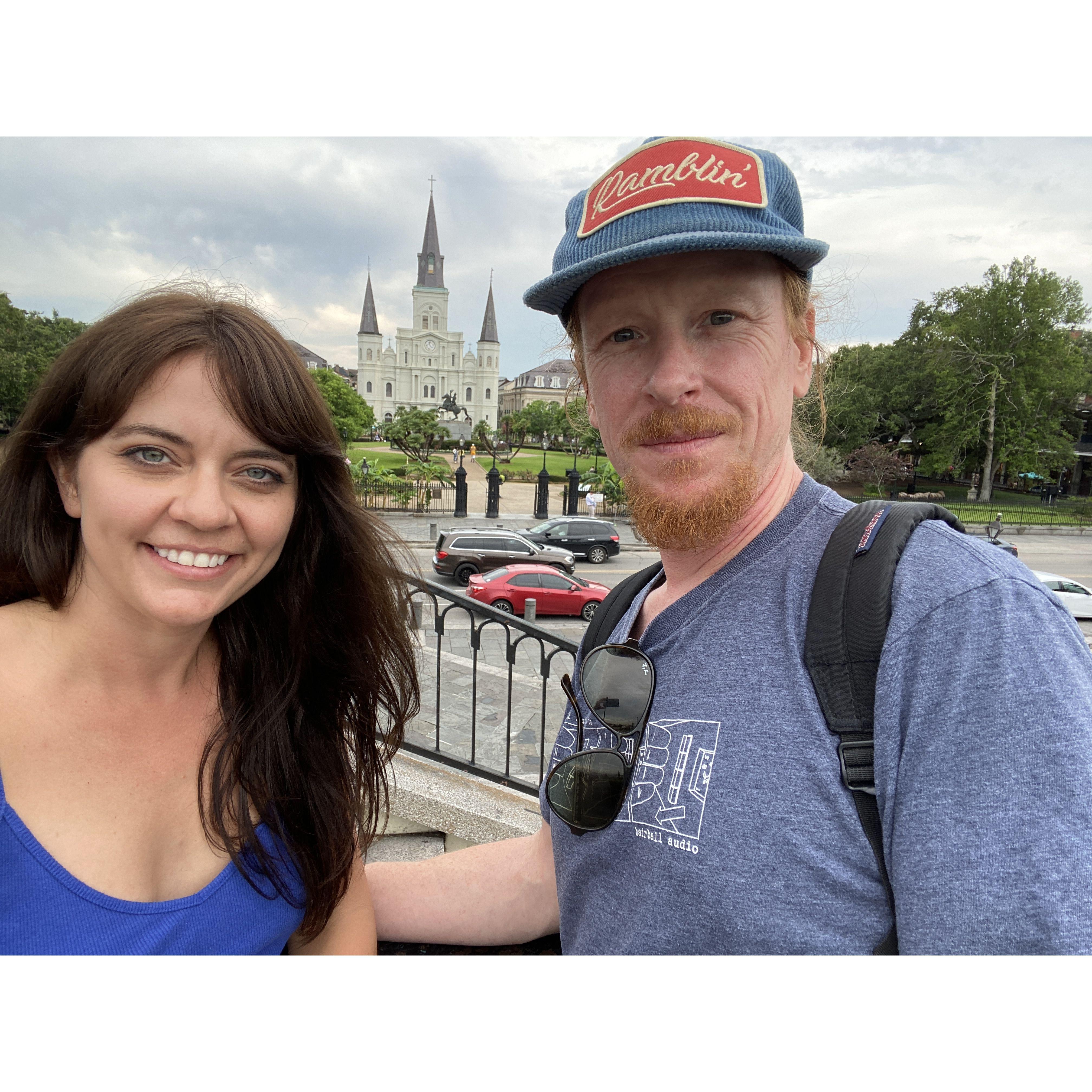 Mom and Dad in New Orleans