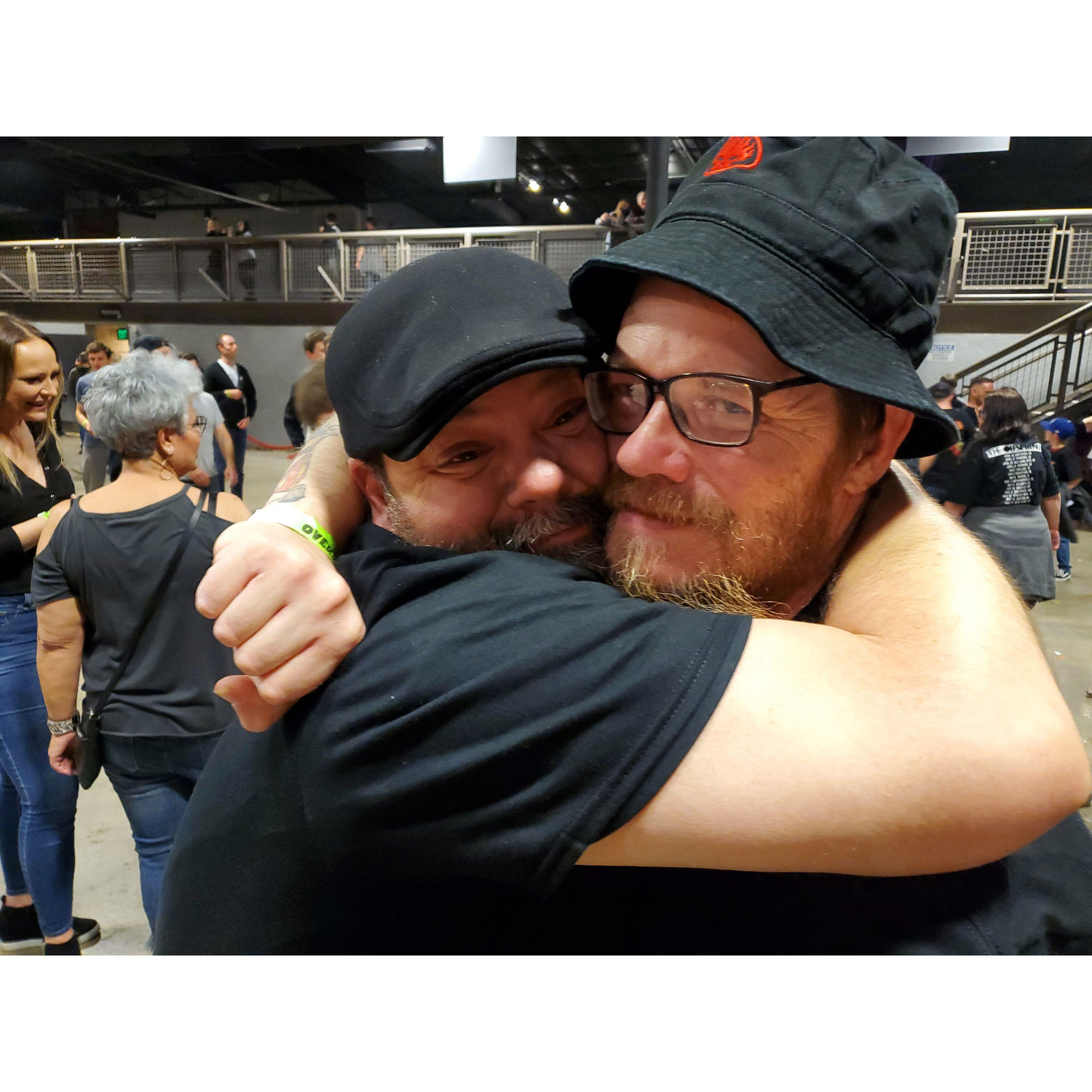 John and lifelong friend, Jeremey, at a concert
