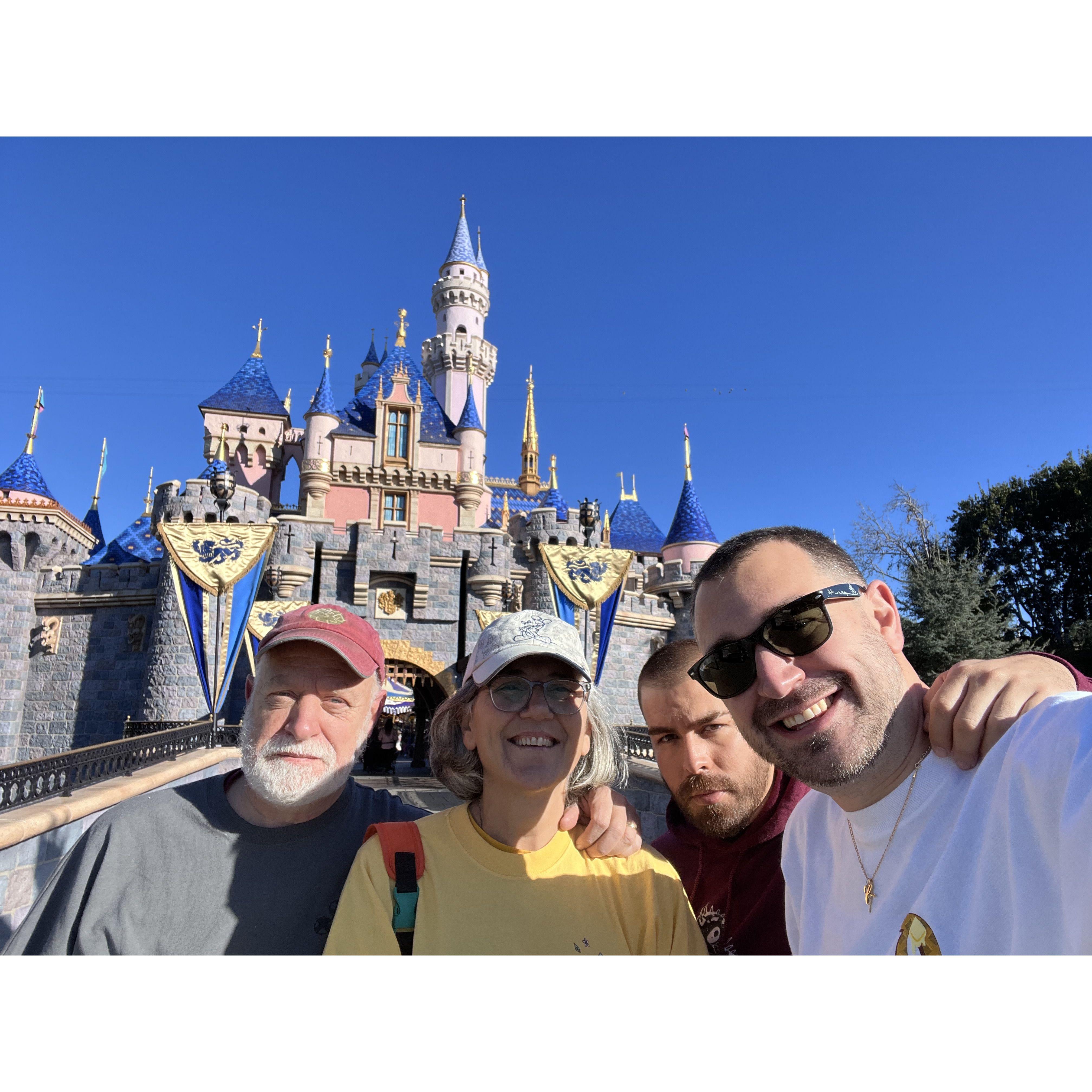 Disneyland with my parents!