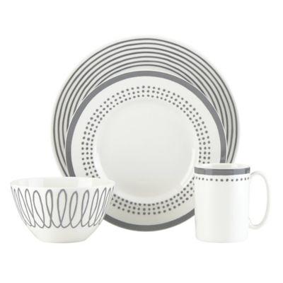 kate spade new york Charlotte Street™ East 4-Piece Place Setting in Slate