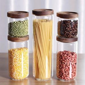 Glass Canisters Set of 5