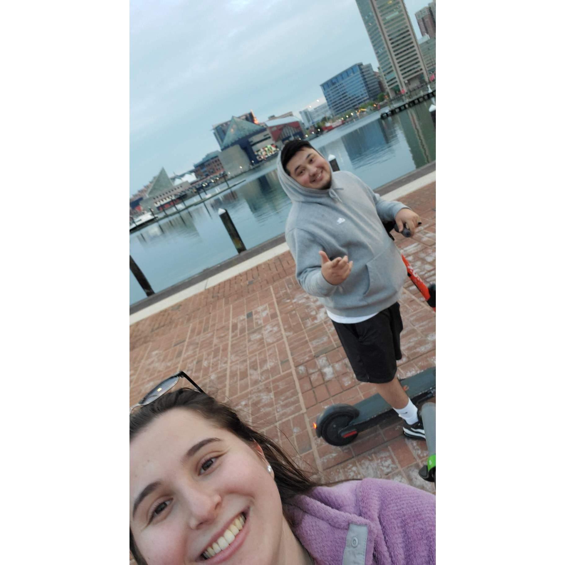 Fun 2 year anniversary trip to Baltimore, MD . At the time, we did not know we would call this place home a few years later.