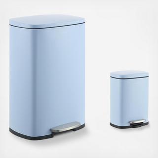 2-Piece Connor Can With Soft-Close Lid Set