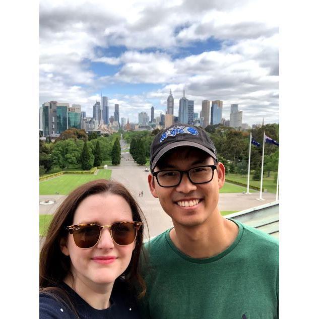 Then we went to Melbourne - Chow's favorite stop on the trip!