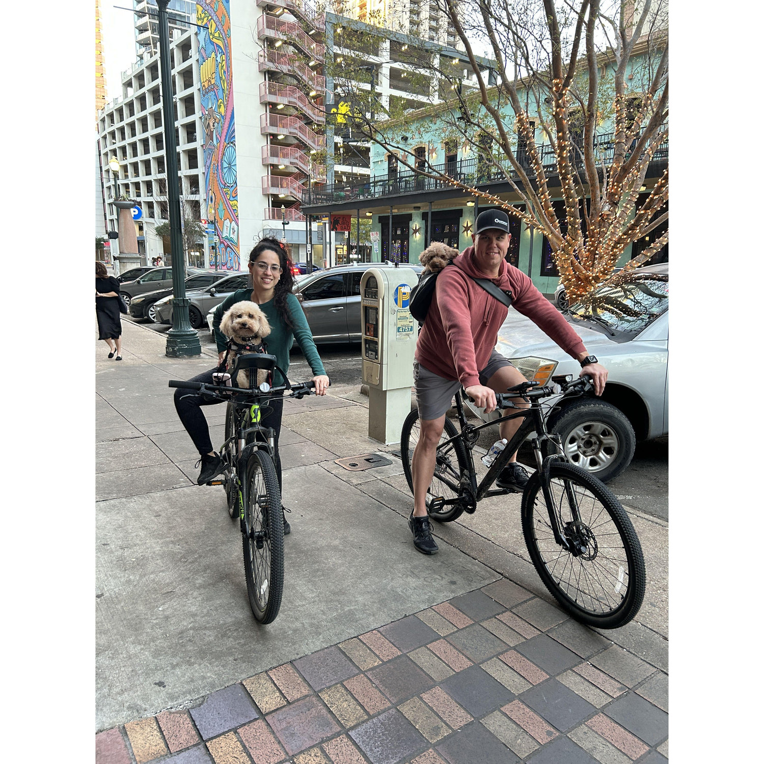 One of our favorite hobbies, bike riding through Houston, TX.