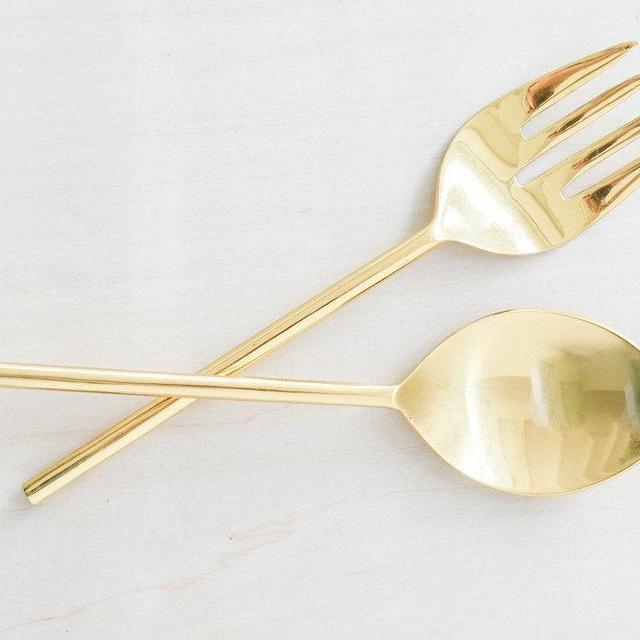 Simple Brass Server Set
