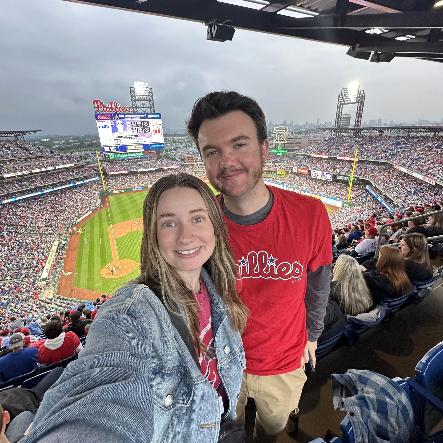 May 2024: One of many Phillies games we've been to