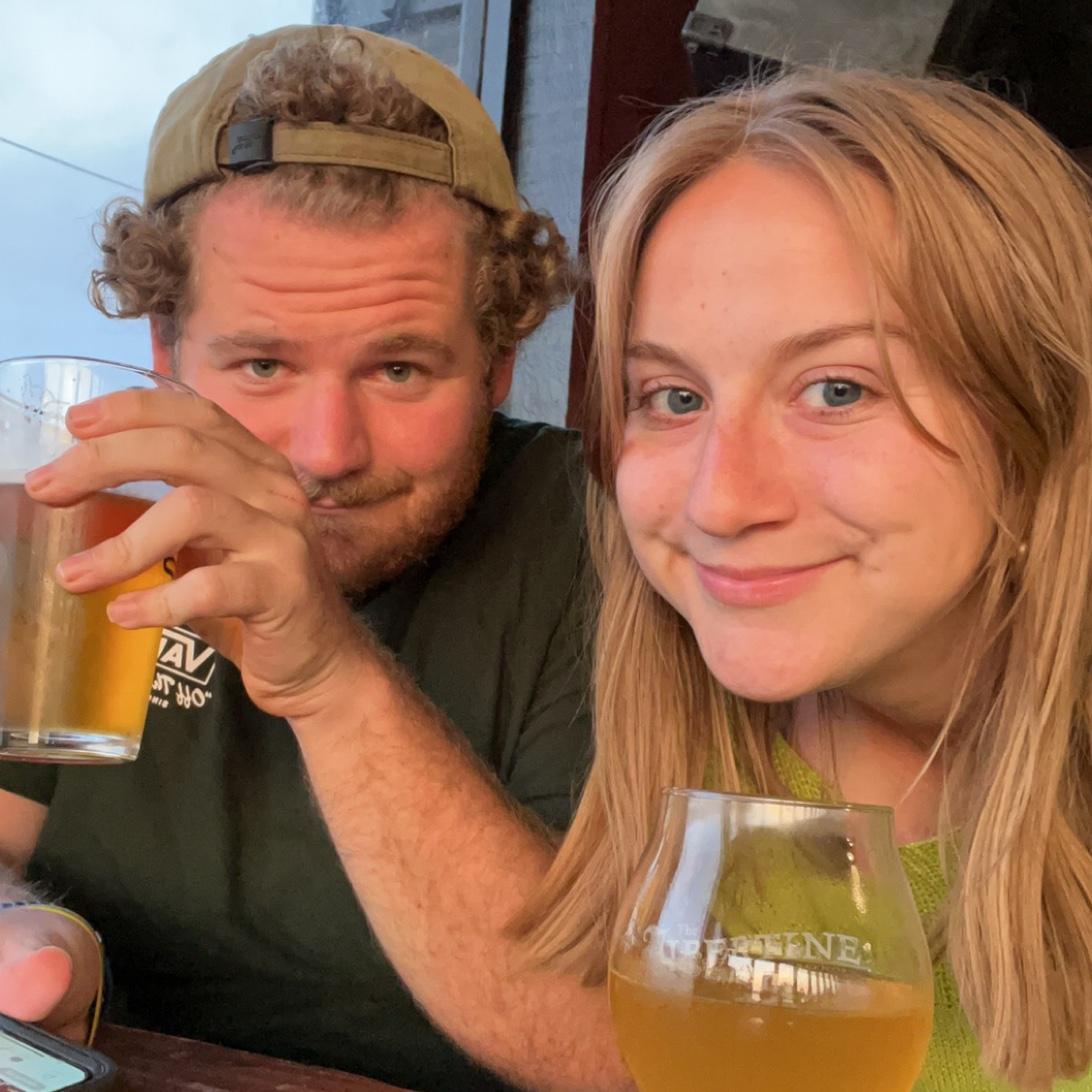 One thing about us is that we will have date night at a brewery