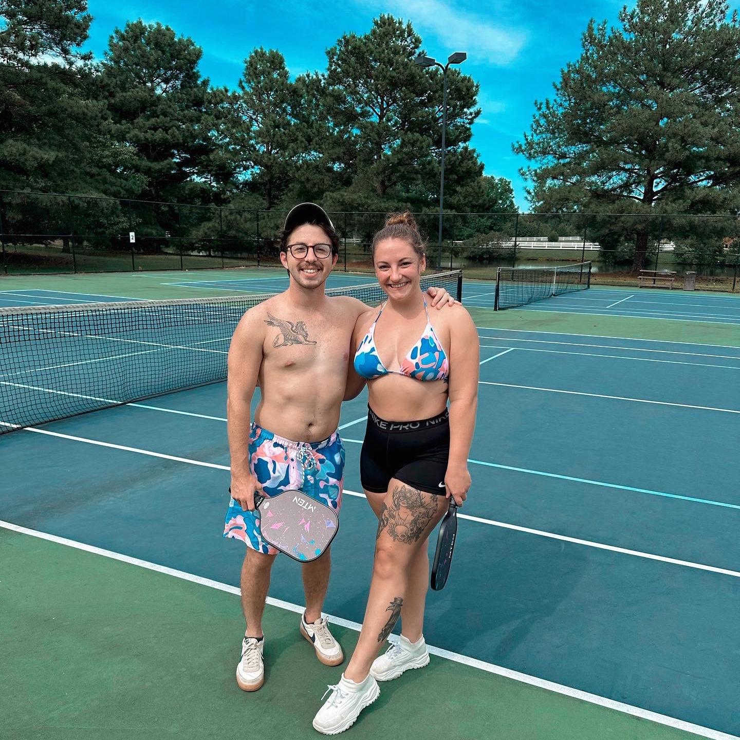 Matching pickleball uniforms 🥒