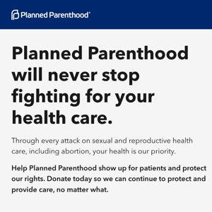 Planned Parenthood.