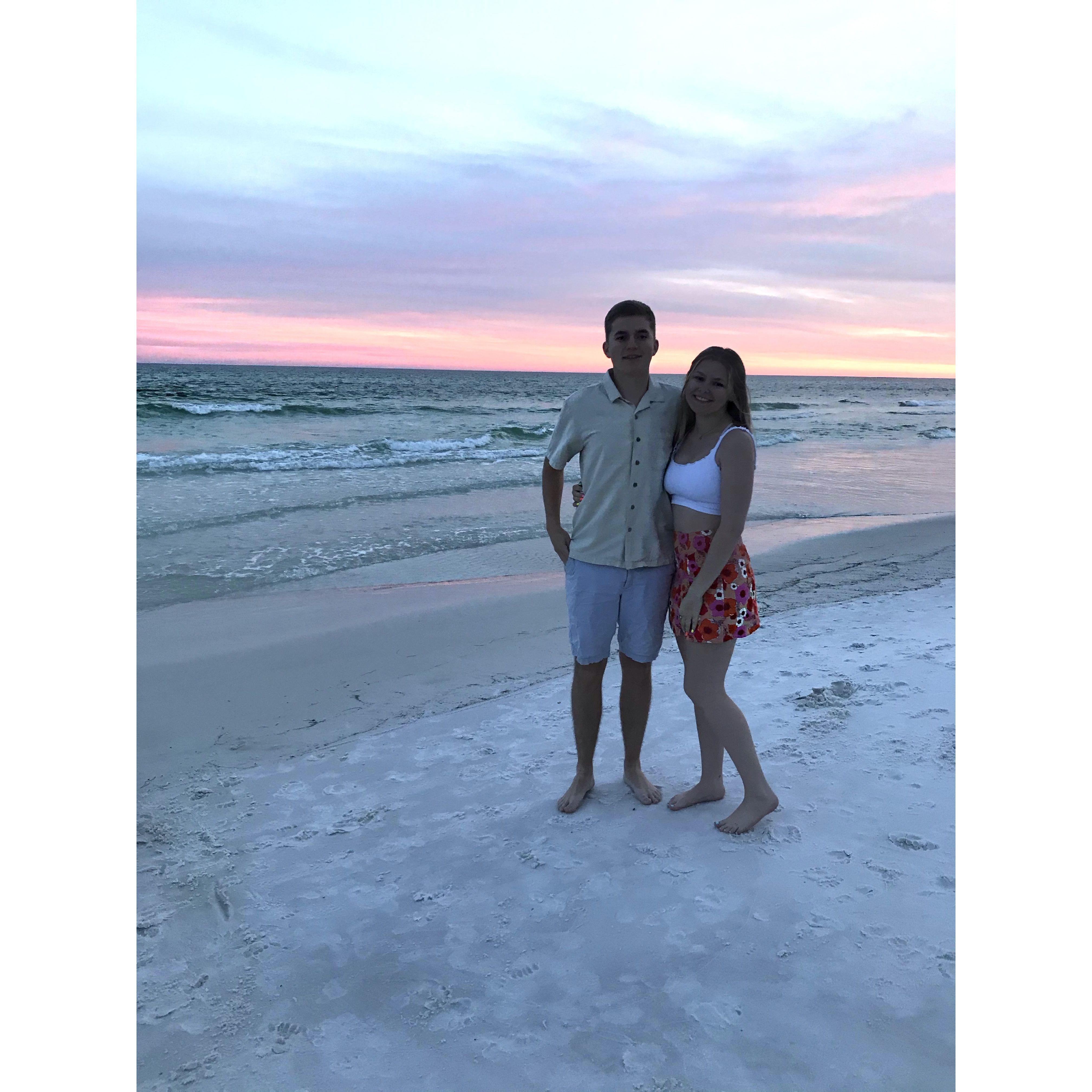 Our first vacation together to Destin, FL