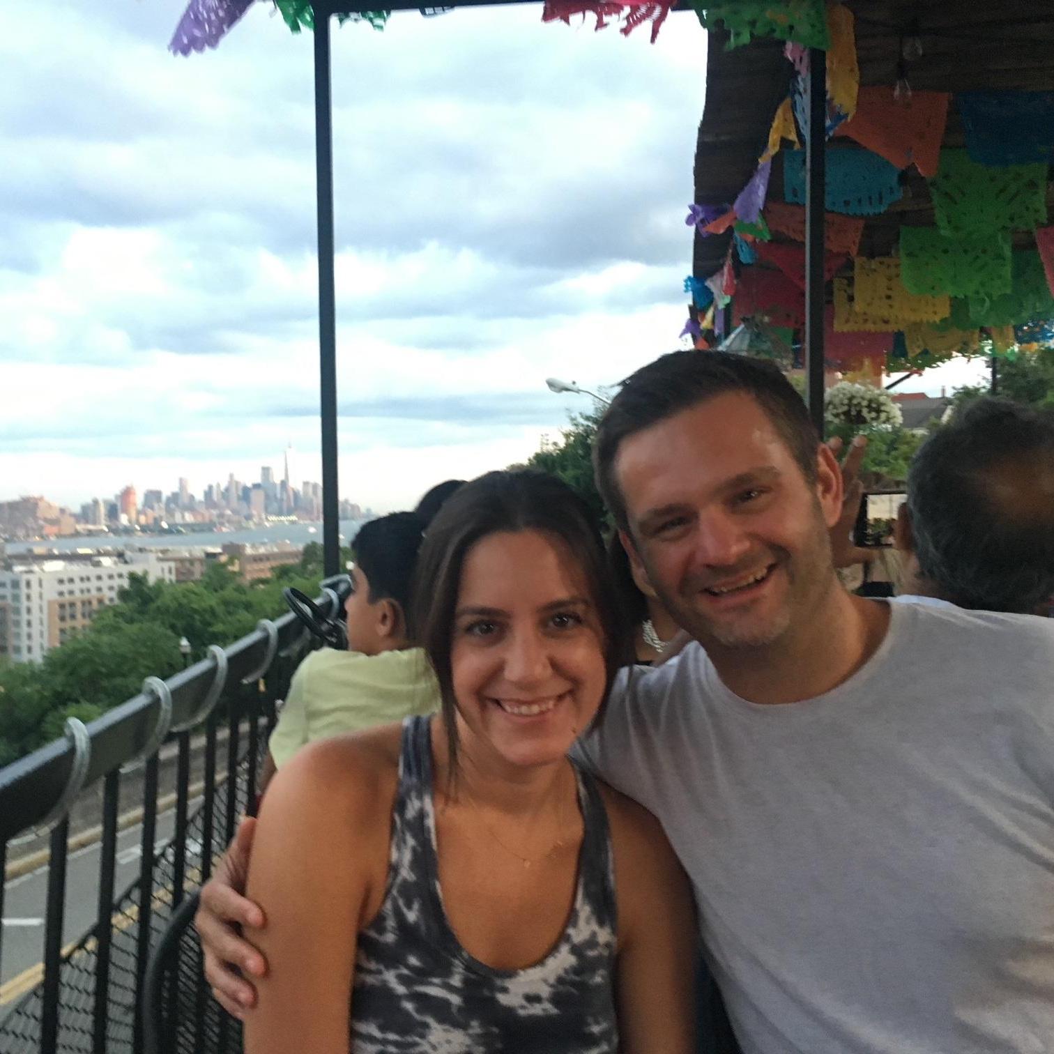 Our last night in Hoboken before we moved to Brooklyn