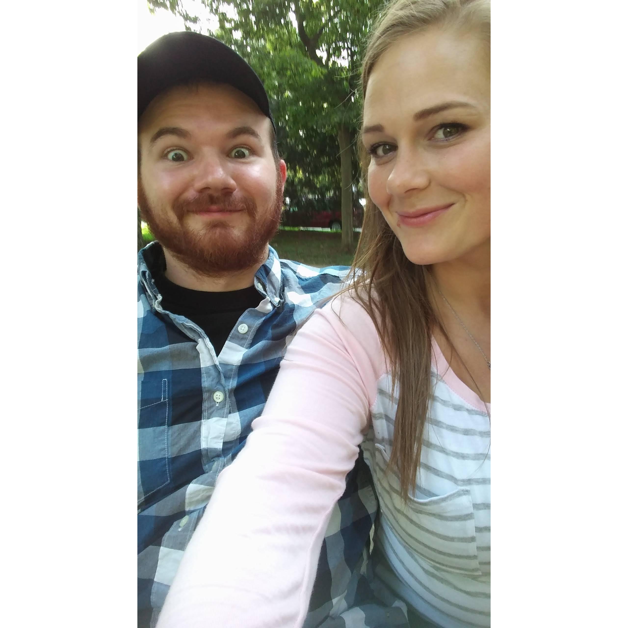 Our first year together.