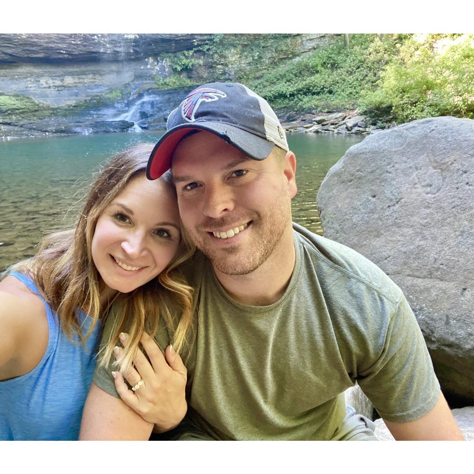 The day we got engaged!