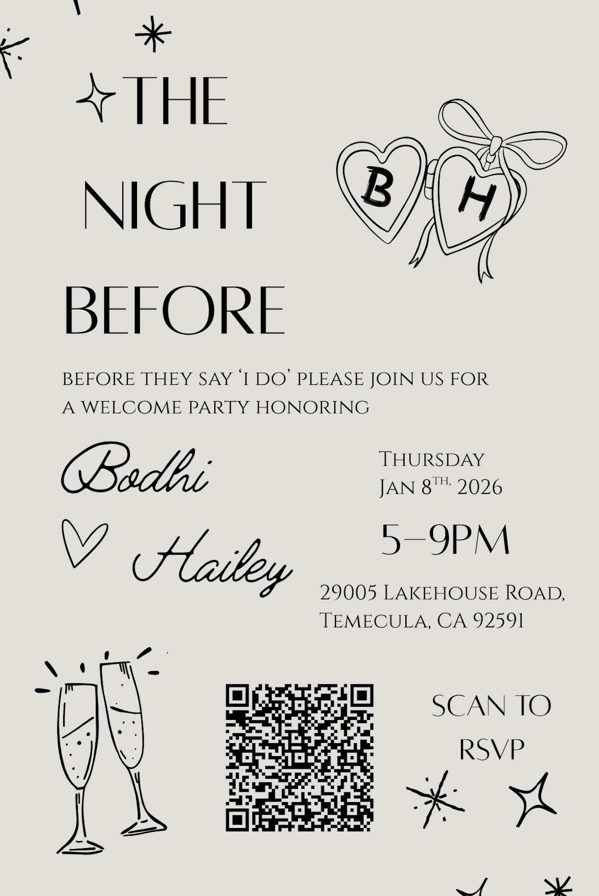 The Wedding Website of Hailey Olson and Bodhi Chitraroff