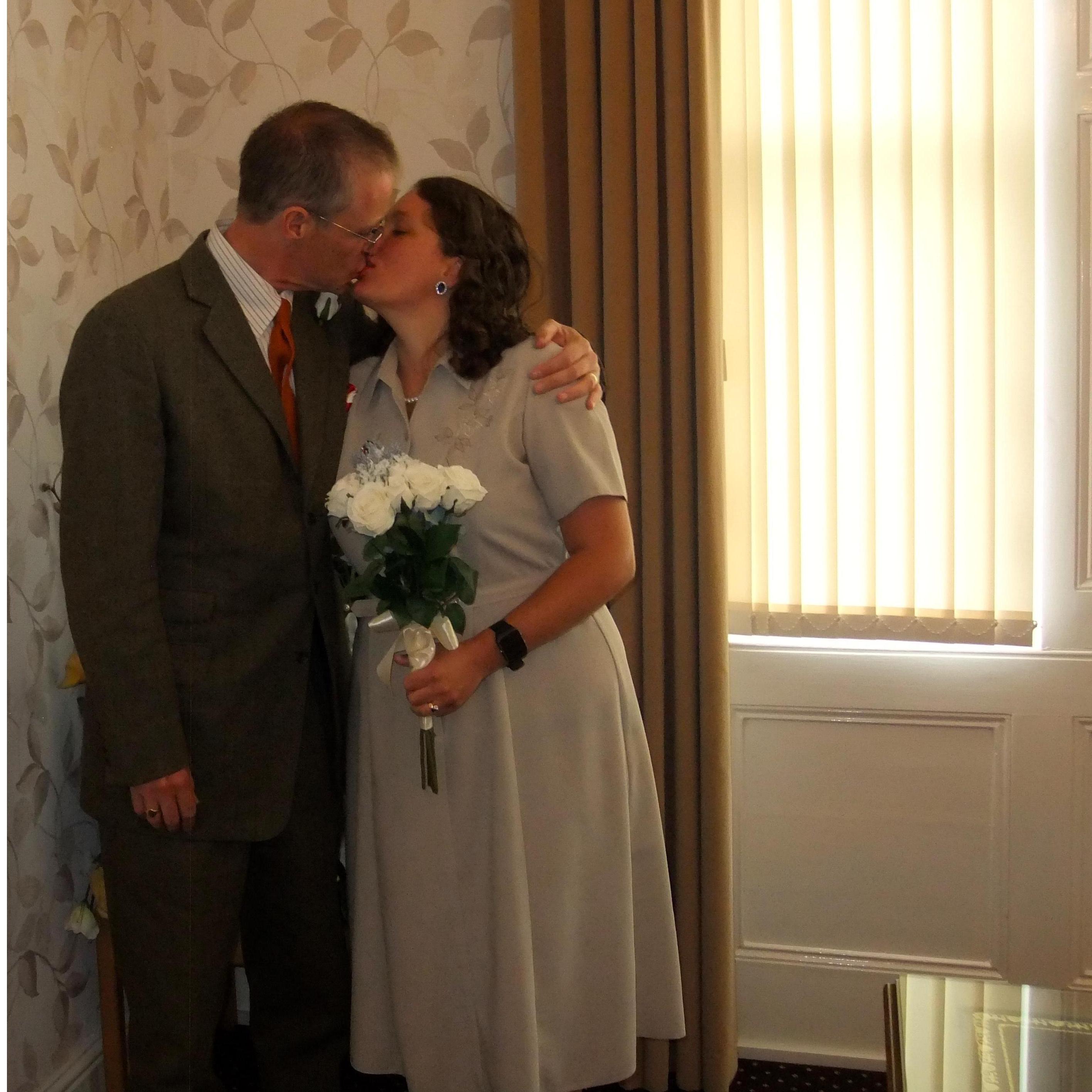 "You may kiss the bride" ;-) August 2021