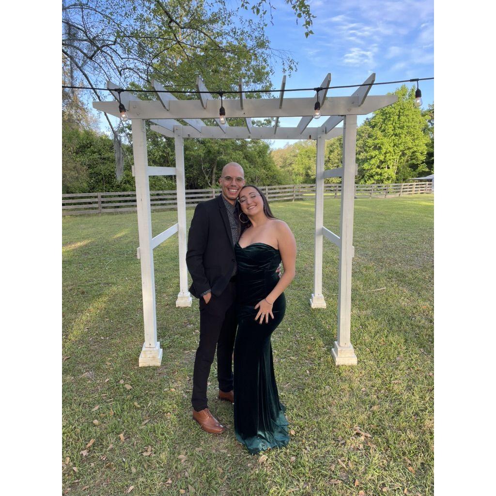 We attended our first wedding together in April 2021, celebrating the marriage of Gabe's dear friend Lindsay and Drew.