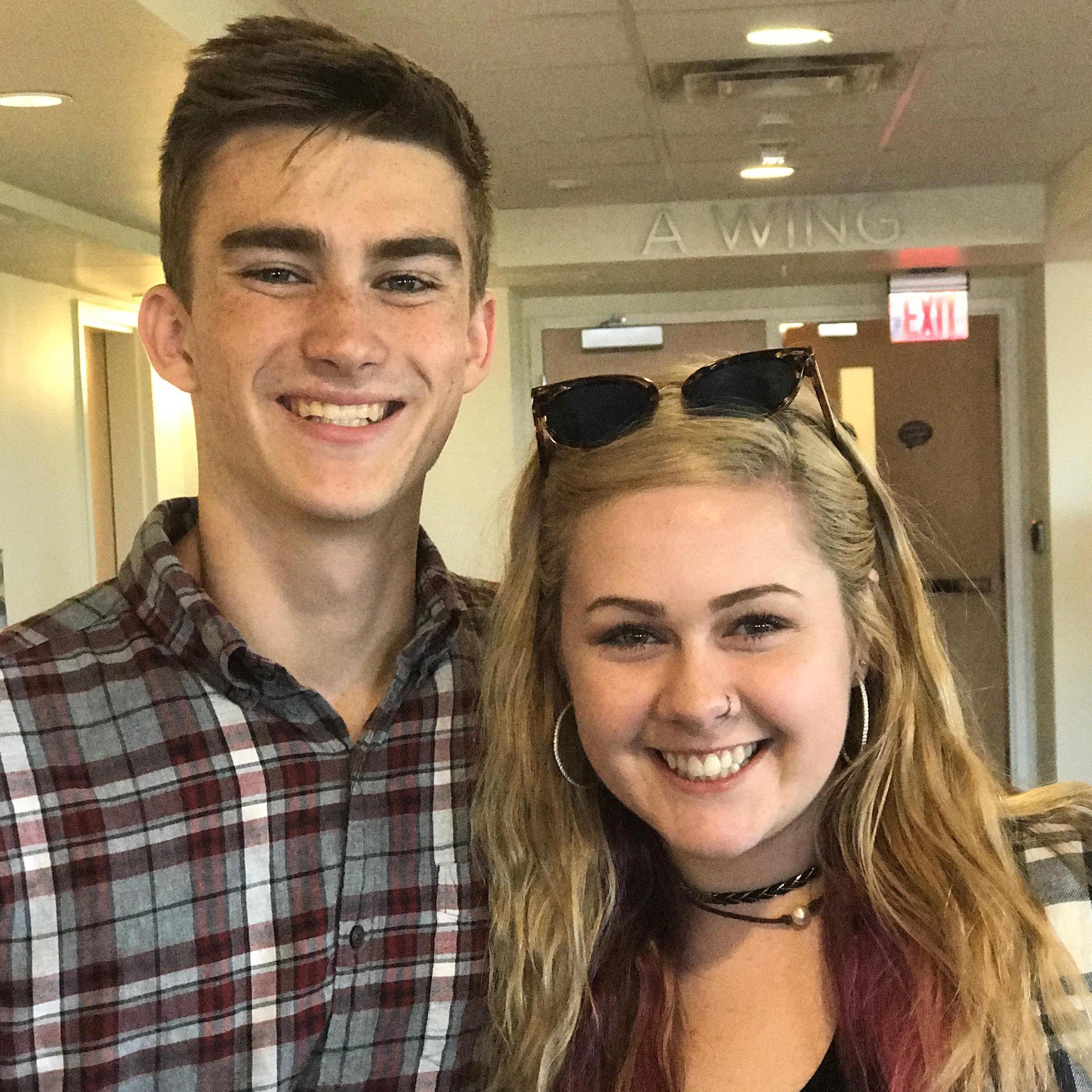 this is the first photo of us in existence, 2017 was a hard time.