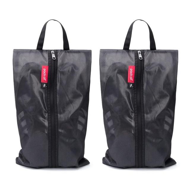pack all Water Resistant Travel Shoe Bags, Shoe Storage Organizer Shoe Pouch with Zipper, for Men and Women