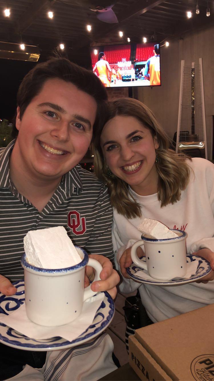 Jason’s favorite: hot chocolate